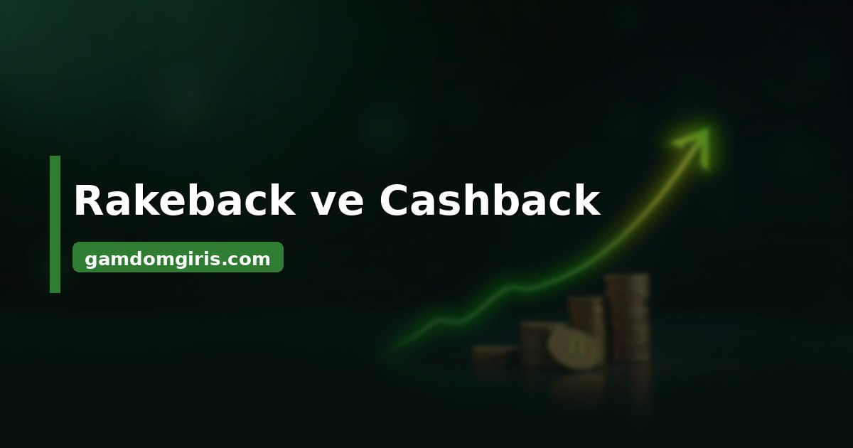 Gamdom rakeback ve cashback