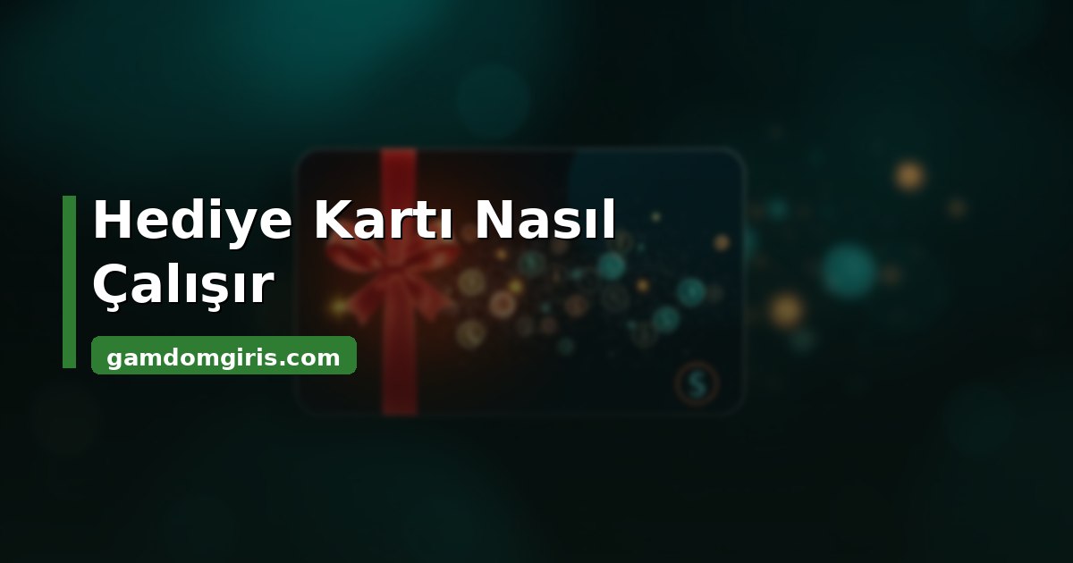 Gamdom hediye kartı