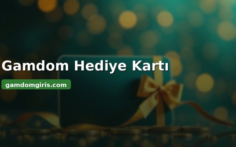 Gamdom hediye kartı - on-ramp ve promosyon