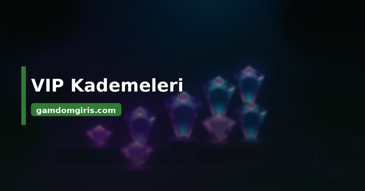 Gamdom Kayıp Bonusu 4 Gamdom VIP kademeleri