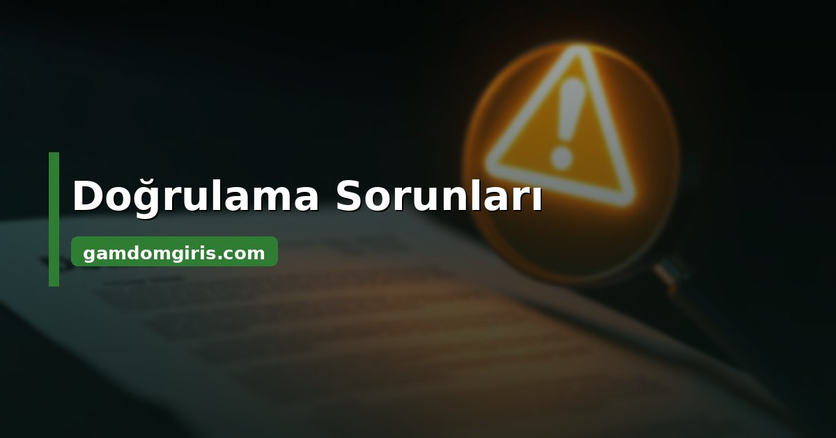 Gamdom Kimlik Doğrulama Sorunu 4 Gamdom doğrulama adımları