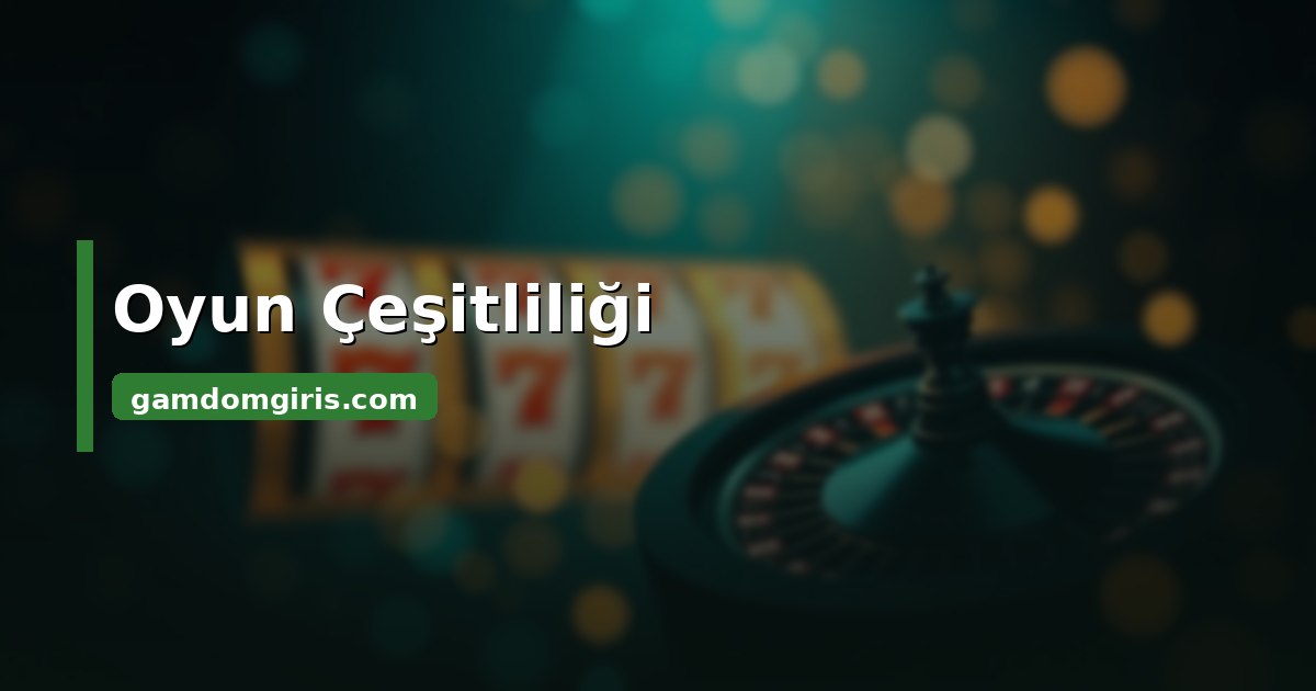 Gamdom oyun çeşitliliği - slot, canlı casino ve originals