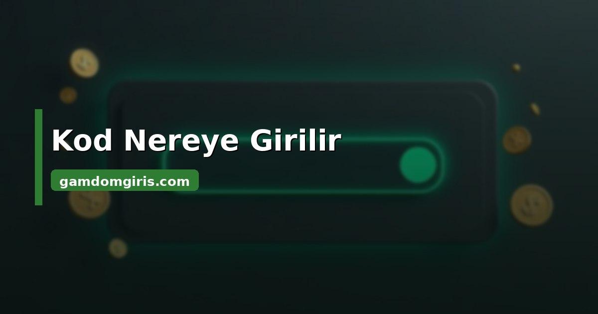 Gamdom Promo Code Nedir? Kod Girme ve Rakeback Rehberi 1 Gamdom promo code kodunun girildiği ödül paneli arayüzü