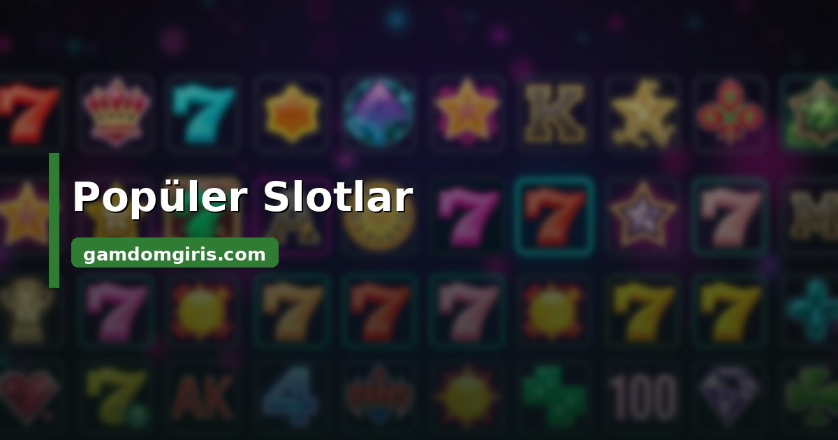 Gamdom slot RTP volatilite