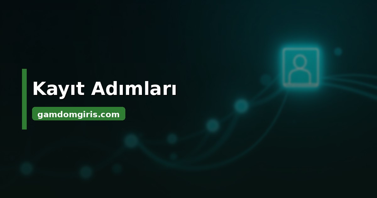 Gamdom nasıl kayıt olunur